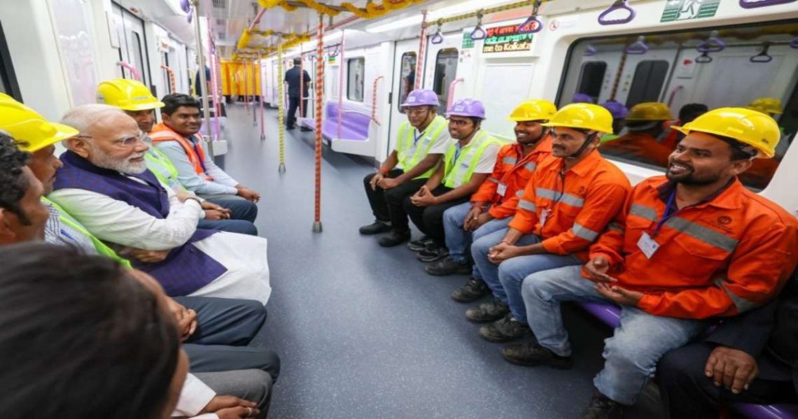 PM Modi Launches ₹5,200 Crore Transport Projects in Kolkata: Metro Expansion and New Expressway
